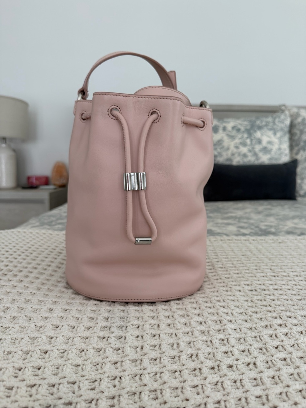 Alexander Wang Alpha Bucket Bag in Blush